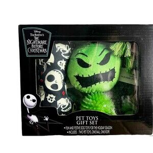 Disney Nightmare Before Christmas Dog Toys Gift Set